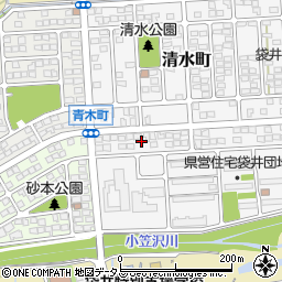 静岡県袋井市青木町1周辺の地図