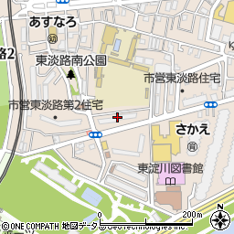 大阪市営東淡路第２住宅２号棟周辺の地図