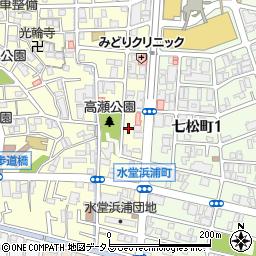 兵庫県尼崎市西立花町3丁目1-19周辺の地図