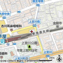 兵庫県芦屋市大原町3周辺の地図
