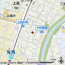 静岡県浜松市中央区十軒町94周辺の地図