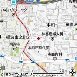 大阪府門真市本町24周辺の地図
