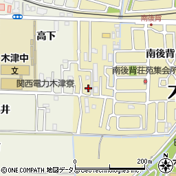 京都府木津川市木津南後背119周辺の地図