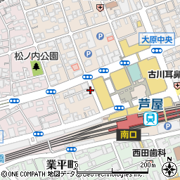 吉田薬局芦屋店周辺の地図