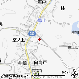 愛知県知多郡南知多町豊丘木ノ下4周辺の地図