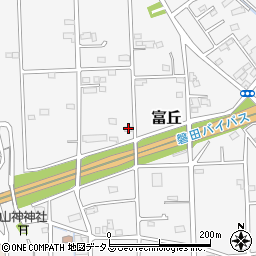静岡県磐田市富丘283-6周辺の地図