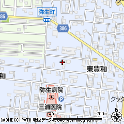 愛知県豊橋市弥生町東豊和79周辺の地図