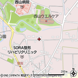 静岡県浜松市中央区西山町397周辺の地図