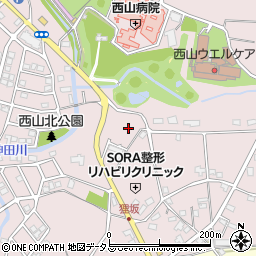 静岡県浜松市中央区西山町349周辺の地図