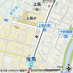 静岡県浜松市中央区十軒町51周辺の地図