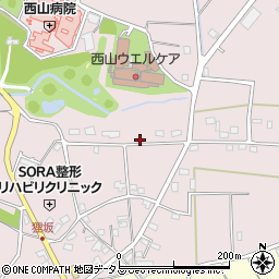 静岡県浜松市中央区西山町227周辺の地図