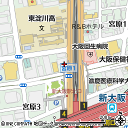 新大阪北ビル周辺の地図