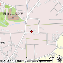 静岡県浜松市中央区西山町187周辺の地図