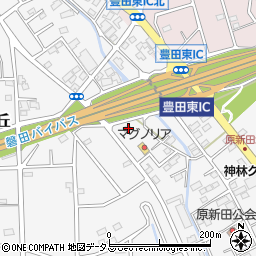 静岡県磐田市富丘770-1周辺の地図