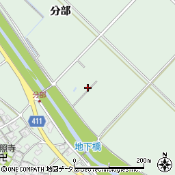三重県津市分部2628周辺の地図
