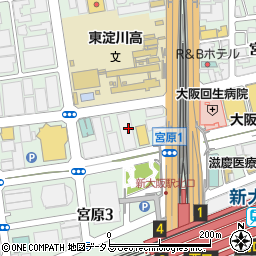 株式会社テクノメディカ大阪支店周辺の地図
