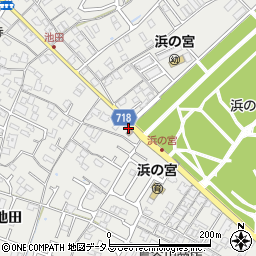 加古川浜ノ宮郵便局周辺の地図