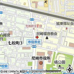 阪神セレモニー立花ホール周辺の地図