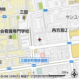 グラントピア新大阪周辺の地図