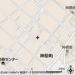 静岡県浜松市中央区神原町828周辺の地図
