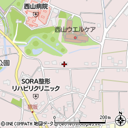 静岡県浜松市中央区西山町400周辺の地図