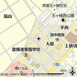愛知県豊橋市中野町大原30-1周辺の地図