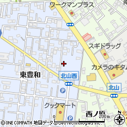 愛知県豊橋市弥生町東豊和53周辺の地図