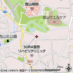 静岡県浜松市中央区西山町393周辺の地図