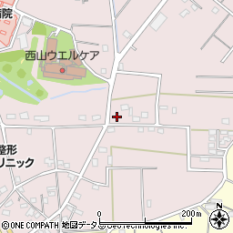 静岡県浜松市中央区西山町185周辺の地図