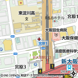新大阪八千代ビル周辺の地図