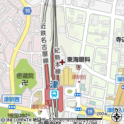 大和証券株式会社津支店周辺の地図