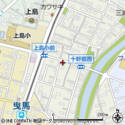 静岡県浜松市中央区十軒町92周辺の地図