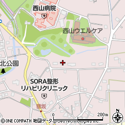 静岡県浜松市中央区西山町395周辺の地図