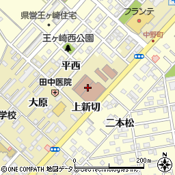 豊橋南郵便局周辺の地図