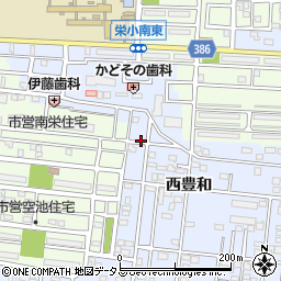 西成 ホルモン周辺の地図