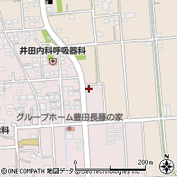 静岡県磐田市上新屋86周辺の地図
