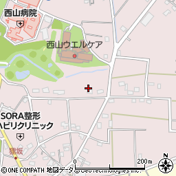 静岡県浜松市中央区西山町406周辺の地図