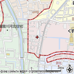 大阪府四條畷市二丁通町25-30周辺の地図