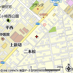 愛知県豊橋市草間町二本松31周辺の地図