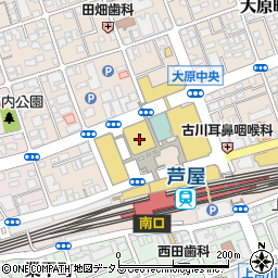 株式会社白寳堂芦屋店周辺の地図