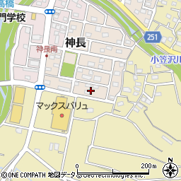 静岡県袋井市神長2周辺の地図