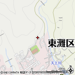 兵庫県神戸市東灘区本山町岡本梅林周辺の地図