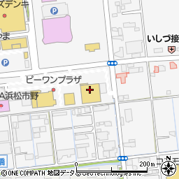 音楽天国　浜松市野店周辺の地図