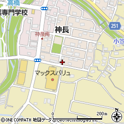 静岡県袋井市神長2-6周辺の地図
