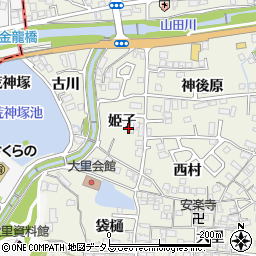 京都府木津川市相楽姫子24周辺の地図