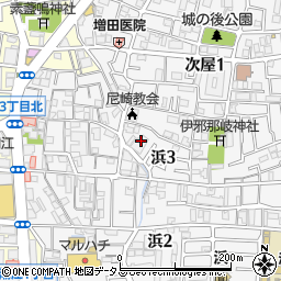 株式会社田井ファミリー　北大阪営業所周辺の地図