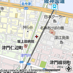食品館アプロ西宮今津店周辺の地図