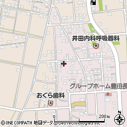 静岡県磐田市上新屋593周辺の地図