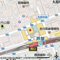きもの松葉　芦屋店周辺の地図