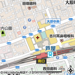 ロッサ　芦屋店周辺の地図